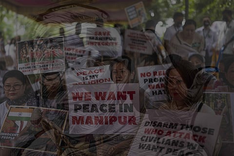 मणिपुर का सीधे-सीधे नाम तक नहीं ले पाया दुनिया का सबसे ताकतवर “प्रधानमंत्री”