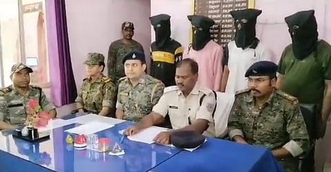 पुलिस की गिरफ्त में आए आरोपी