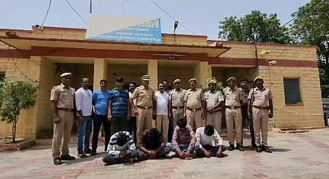 बाबा साहब की मूर्ति को अपमानित करने वाले आरोपी को पुलिस ने गिरफ्तार किया