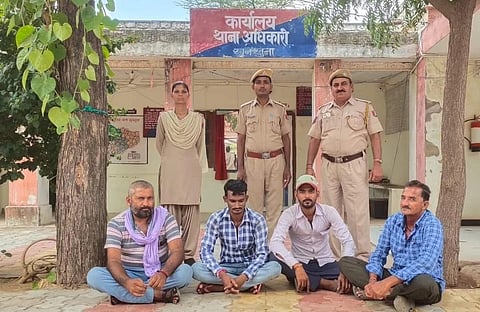 राजस्थान। मुस्लिम कबाड़ी को पीटने वाले आरोपी पुलिस गिरफ्त में।