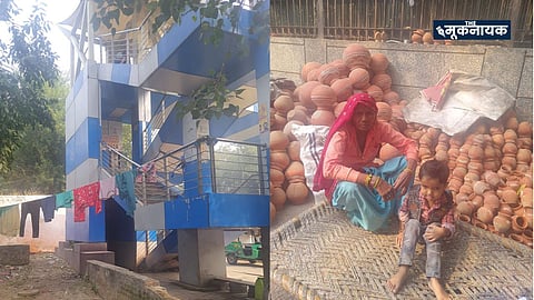 संता देवी (55) अपने पोते के साथ