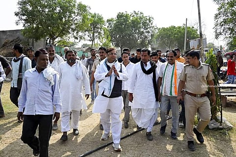 राजस्थान के सवाईमाधोपुर में चुनाव प्रचार करते प्रत्याशी दानिश अबरार