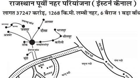 ईआरसीपी का नक्शा।