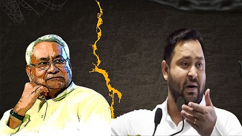 नीतीश कुमार और तेजस्वी यादव