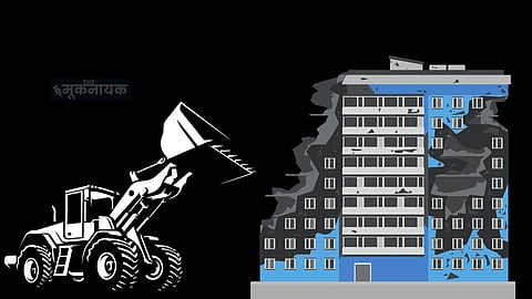 दलित बस्ती के 50 घरों पर तोड़े जाने का खतरा