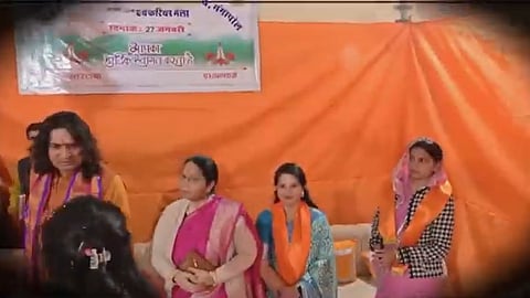 घटना के दिन कार्यक्रम में MLA बालमुकंदाचार्य