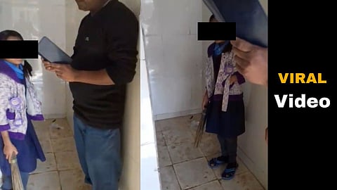 मध्य प्रदेश: सरकारी स्कूल में छात्रा से टॉयलेट साफ करने का वीडियो वायरल, जानिए क्या है पूरा मामला?