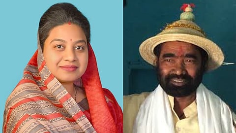 MP Himadri Singh, BJP candidate and MLA Phundelal Marco, Congress candidate.