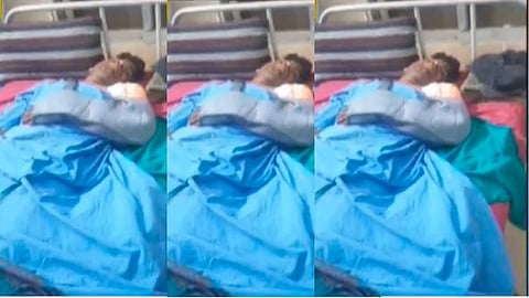 अस्पताल में भर्ती नरेश का इलाज चल रहा है.