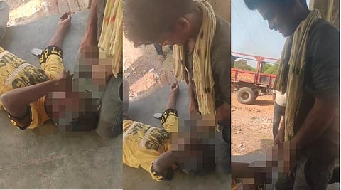 सोशल मीडिया पर वायरल घटना का वीडियो