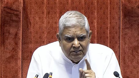 राज्यसभा के सभापति जगदीप धनखड़