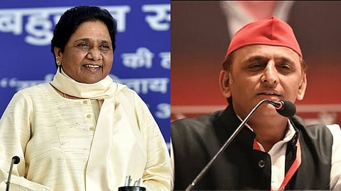 बसपा प्रमुख मायावती और सपा के राष्ट्रीय अध्यक्ष अखिलेश यादव