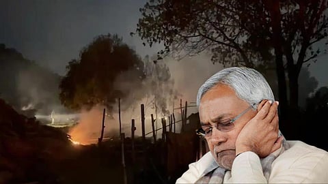 बिहार में 80 दलितों के घर जलाकर किए गए राख