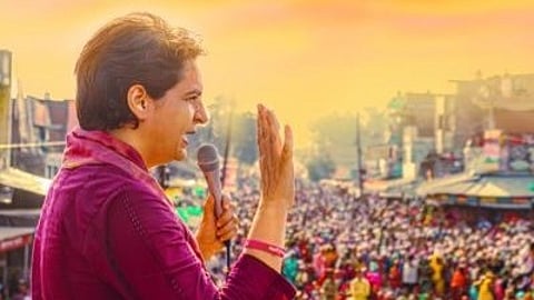 कांग्रेस पार्टी की राष्ट्रीय महासचिव प्रियंका गांधी