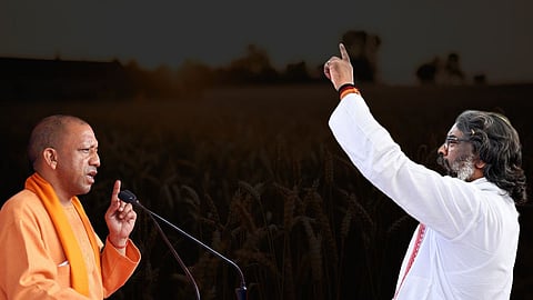 योगी बोले- 'झारखंड के किसान आत्महत्या कर रहे', लेकिन भाजपा शासित राज्यों के आंकड़े भी चिंताजनक