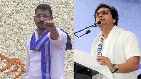 सांसद चंद्रशेखर आजाद और आकाश आनंद