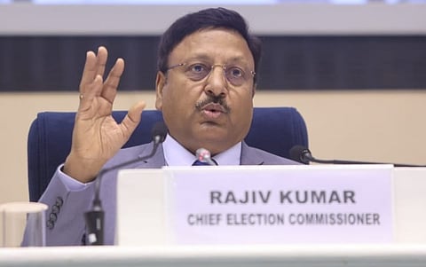 मुख्य चुनाव आयुक्त राजीव कुमार