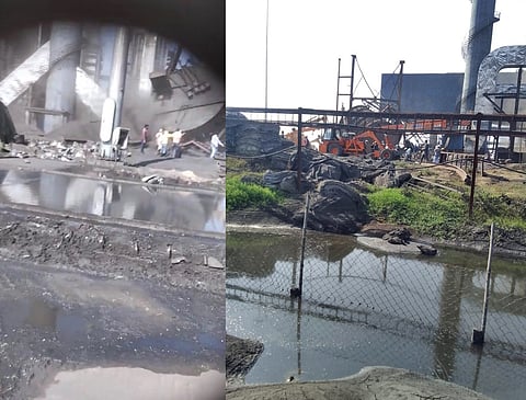 छत्तीसगढ़ के मुंगेली में निर्माणाधीन कुसुम प्लांट में हादसा, 30 से अधिक श्रमिक मलबे में दबे