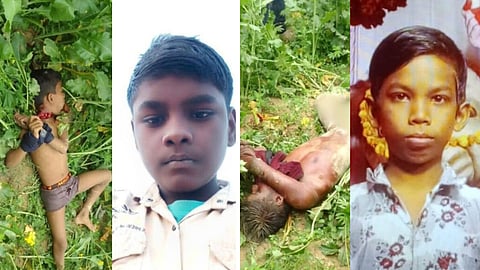 मृतक बच्चे