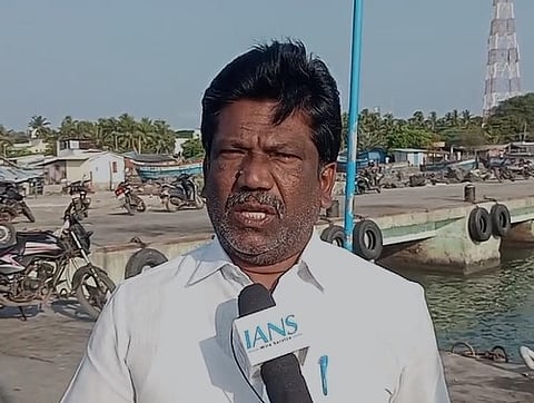 रामेश्वरम के फिशरमैन एसोसिएशन के अध्यक्ष सागायम