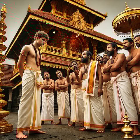 बालू ईझवा समुदाय से हैं, जो केरल में पिछड़े वर्ग में आता है। उनकी नियुक्ति को केरल की वामपंथी सरकार और देवस्वम बोर्ड दोनों का समर्थन है लेकिन पुजारियों के विरोध के कारण उसे यह पद नहीं मिल सका।