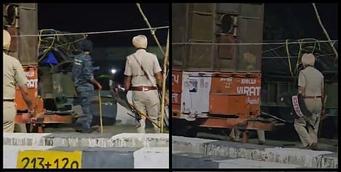 पंजाब पुलिस ने शंभू बॉर्डर पर किसानों के धरने को किया समाप्त, टेंटों को किया ध्वस्त