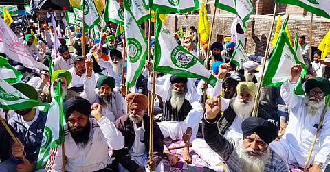 किसानों का प्रदर्शन