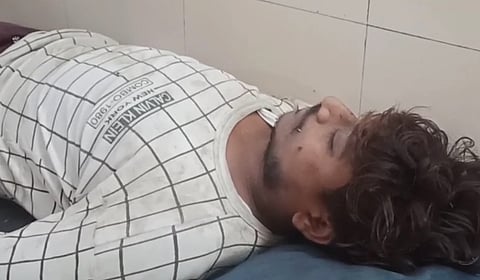 उपचाराधीन श्रमिक