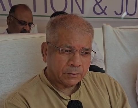 Prakash Ambedkar, head of the Vanchit Bahujan Aghadi (VBA)