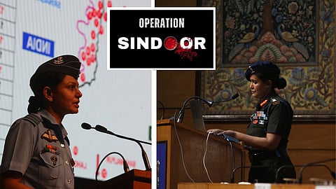 Colonel Sofia Qureshi and Wing Commander Vyomika Singh