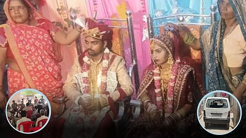 In Mathura, goons attacked a Dalit girl's wedding, attacked the wedding party and took the groom off the carriage.