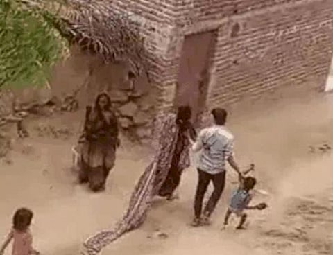 छतरपुर में महिला और बच्चों का अपहरण