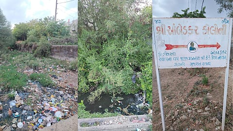 जशवंतगढ़ के दलित समाज के लोगों के मुताबिक, गाँव के सवर्ण अपने शौचालयों का गंदा पानी भूमिगत नालों के जरिए डॉ. आंबेडकर कॉलोनी की खुली नाली में छोड़ रहे हैं। (खबरंतर)