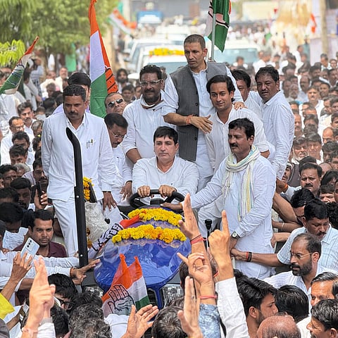 अशोकनगर में कांग्रेस का न्याय सत्याग्रह