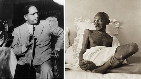 On which ideas of Mahatma Gandhi did Dr. Ambedkar disagree?
