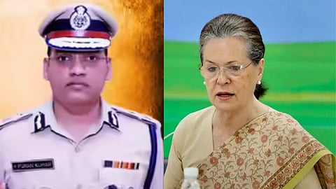 Sonia Gandhi on Dalit IPS officer's suicide.