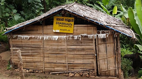 A tribal school in Nilambur (north Kerala)