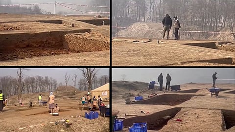 Buddhist stupas in Zehanpora.