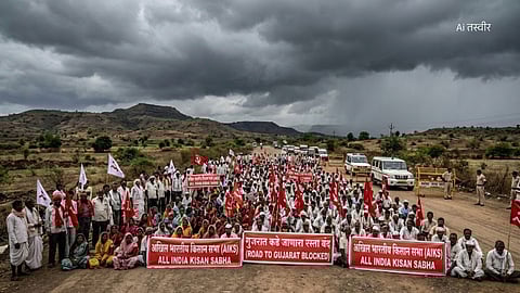 Nashik Farmers Protest
