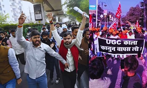 विश्वविद्यालय अनुदान आयोग (UGC) द्वारा जनवरी 2026 में जारी नए 'एंटी-डिस्क्रिमिनेशन' रेगुलेशंस को लेकर देश भर में तीखी बहस छिड़ी हुई है। जनरल कैटेगरी के कुछ हिस्सों में इन नियमों को लेकर गुस्से का उबाल है, छात्र जमकर प्रदर्शन कर रहे हैं।