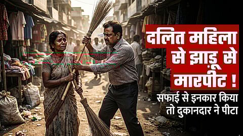 Jharia viral video, Dalit woman assault