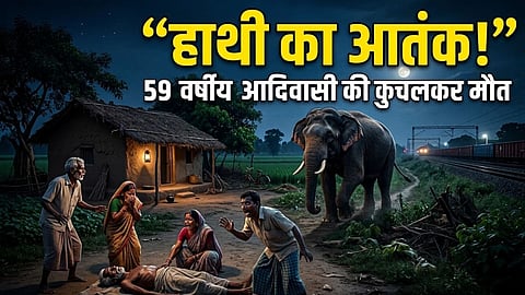 Elephant attack Jharkhand