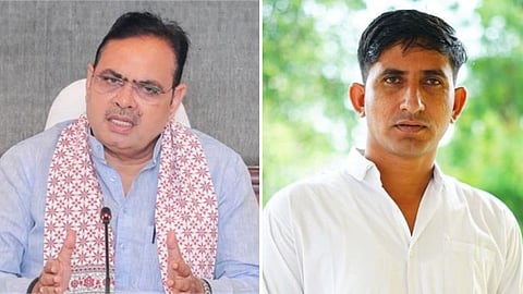 CM Bhajan Lal Sharma and Rajkumar Roat .