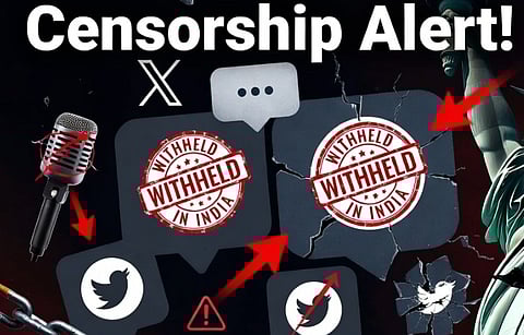 सोशल मीडिया कंपनियाँ, भारत में पोस्ट को अदृश्य करके 'टेकडाउन' (हटाने) के आदेशों का पालन करती हैं, जबकि वे अन्य देशों में उपलब्ध रहते हैं।