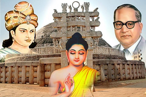 अब से प्रत्येक कार्यक्रम में भगवान बुद्ध (ज्ञान के प्रतीक), सम्राट अशोक (धम्म विस्तार के प्रतीक) और बोधिसत्व डॉ. बाबासाहब अम्बेडकर (धम्म क्रांति के प्रतीक) की प्रतिमाएं स्थापित करने और उन्हें वंदन करने का प्रावधान किया गया है।