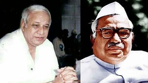 Honorable Kanshi Ram, founder of the Bahujan Samaj Party, and Jagjivan Ram, former Deputy Prime Minister of India.