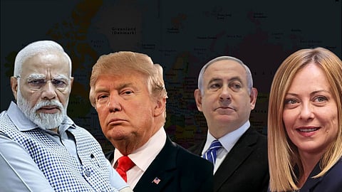 Modi, Trump, Netanyahu Meloni