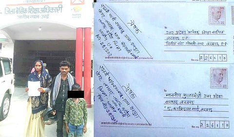 Bundelkhand adhikaar Manch helped the parents of the child to send letters to higher authorities and highlight the issue