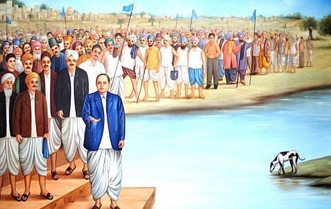 Even animals had the right to drink water from Chawdar Tank but "untouchable" humans could not drink water from this water body.