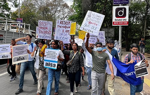 Debarment of Students in BBC Documentary Controversy Sparks Wide Campus Protests in Delhi University